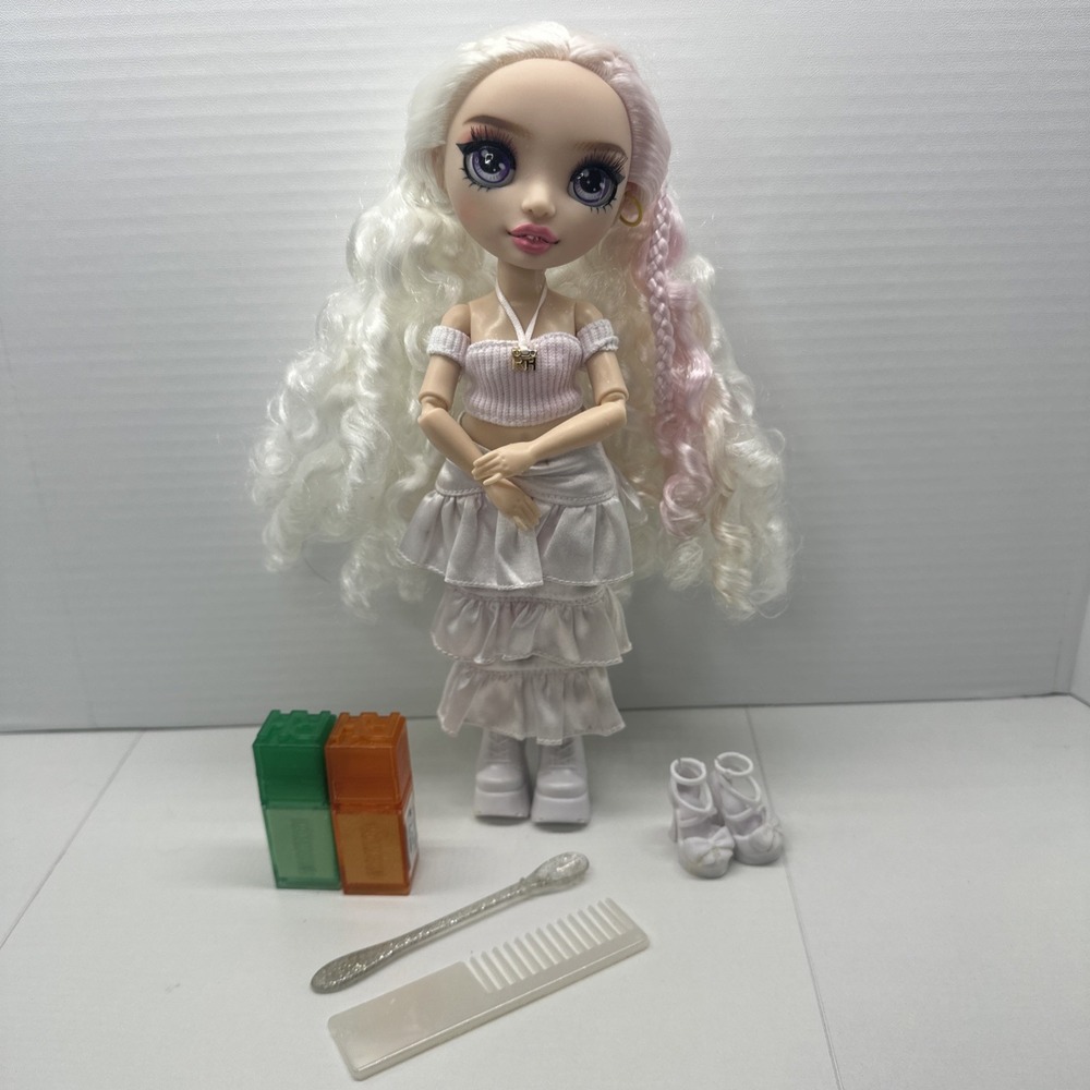 Rainbow High Water Color & Create Dressed Articulated Fashion Doll w/ Purple Eye